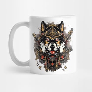 samurai dog Mug